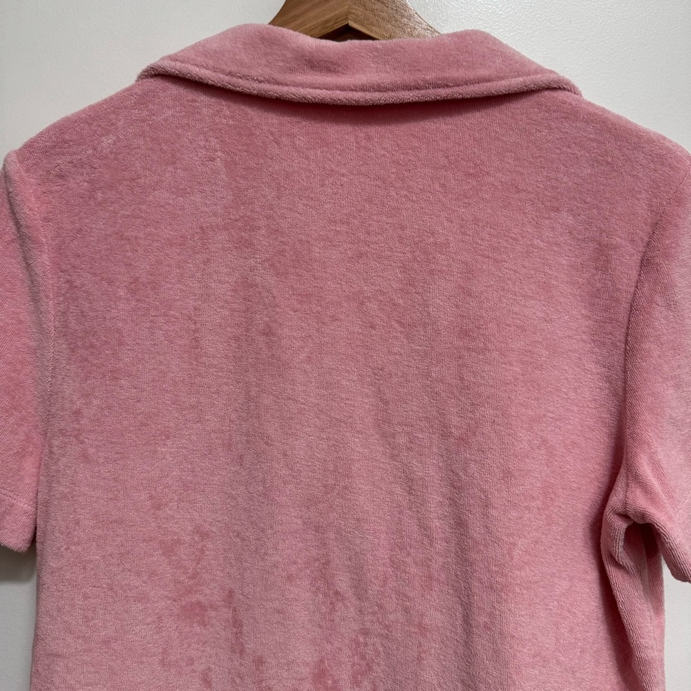 Helmet Lang Towel Terry Polo Shirt - Picture 7 of 12